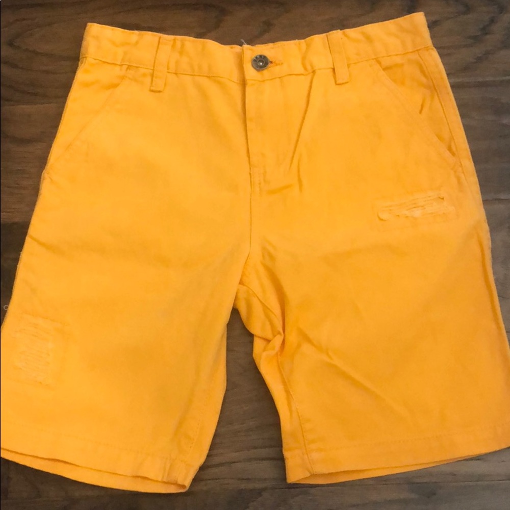 Boys orange shorts